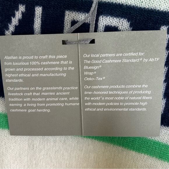 Alashan Luxury Cashmere Pickleball Sweater Size Large - Picture 6 of 9